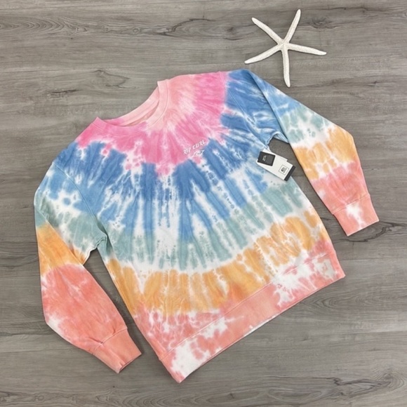 🔆RIP CURL🔆TIE DYE SWEATSHIRT - Picture 2 of 15
